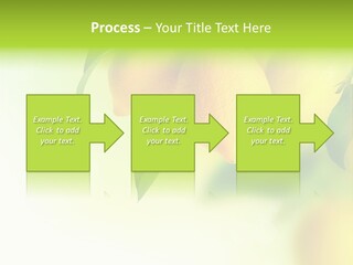 A Group Of Lemons Hanging From A Tree PowerPoint Template