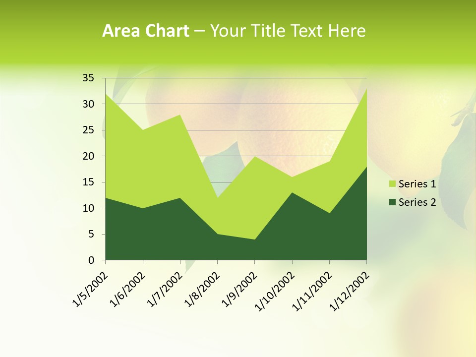 A Group Of Lemons Hanging From A Tree PowerPoint Template