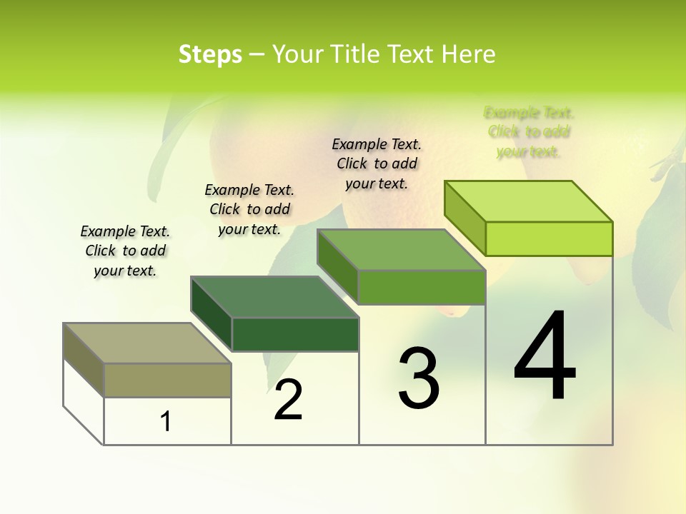A Group Of Lemons Hanging From A Tree PowerPoint Template
