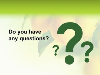 A Group Of Lemons Hanging From A Tree PowerPoint Template