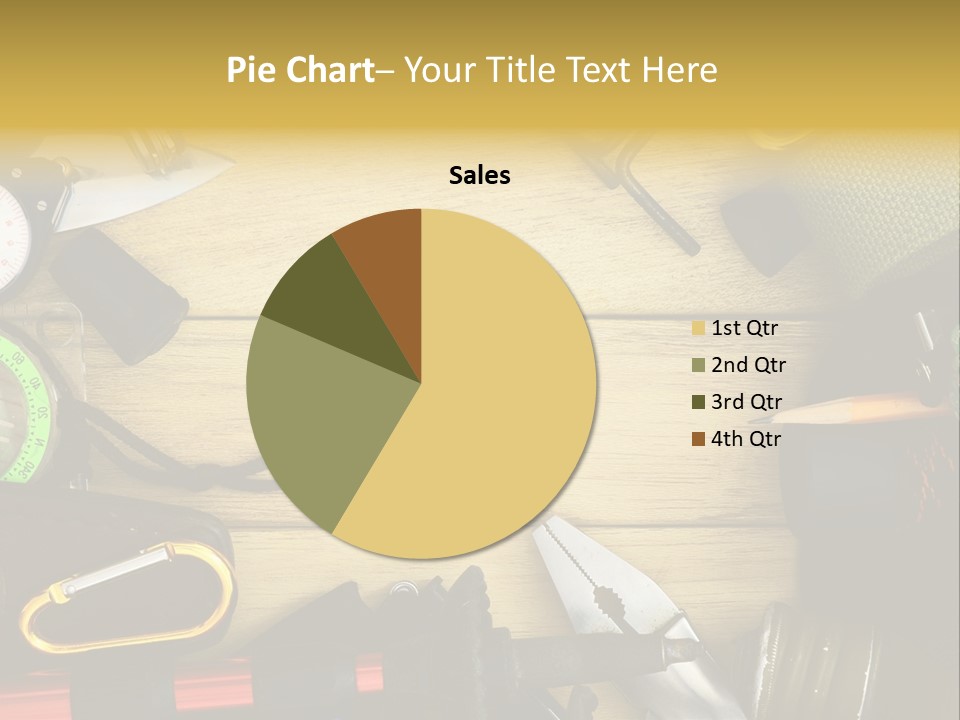 A Table Topped With Lots Of Different Types Of Items PowerPoint Template