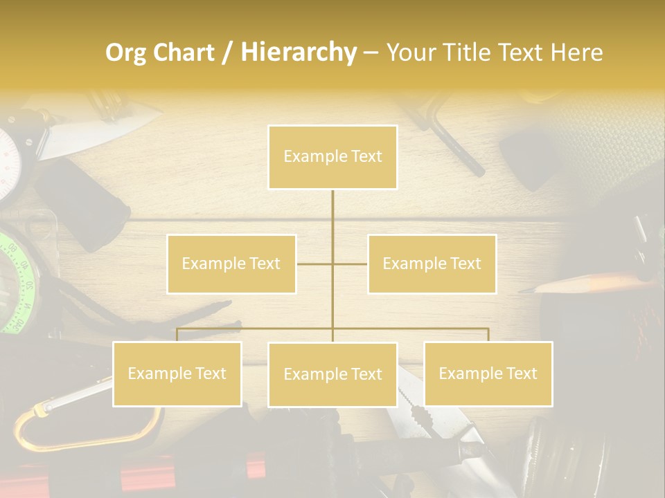 A Table Topped With Lots Of Different Types Of Items PowerPoint Template
