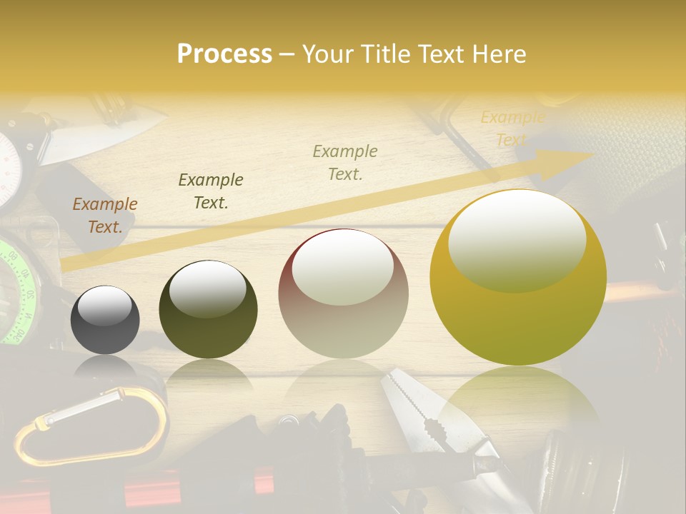 A Table Topped With Lots Of Different Types Of Items PowerPoint Template