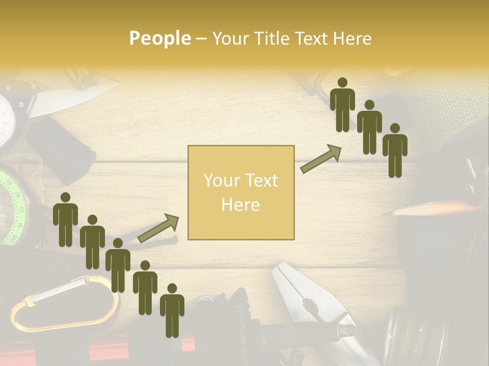 A Table Topped With Lots Of Different Types Of Items PowerPoint Template