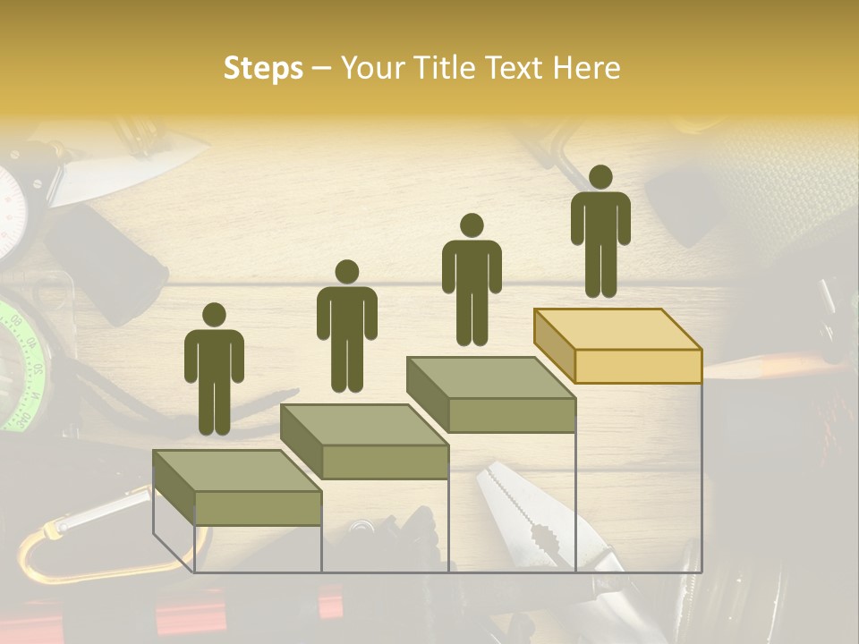 A Table Topped With Lots Of Different Types Of Items PowerPoint Template