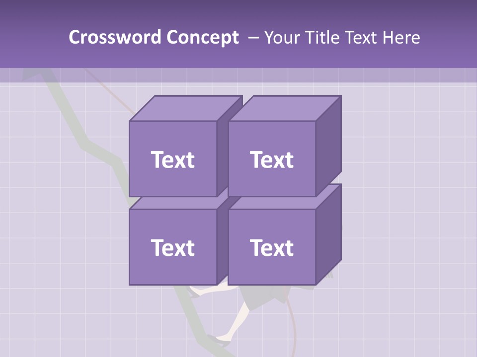 A Business Woman Climbing Up A Graph Bar PowerPoint Template