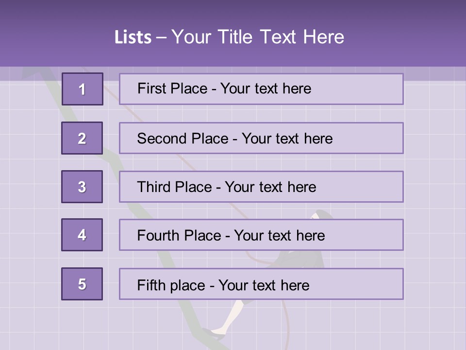 A Business Woman Climbing Up A Graph Bar PowerPoint Template