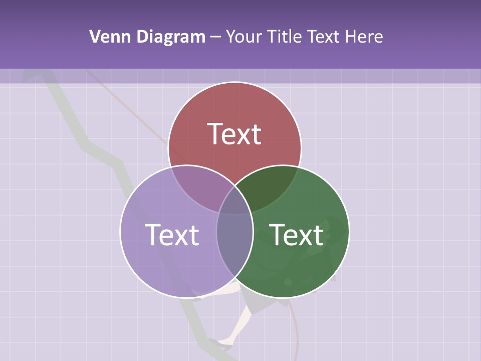 A Business Woman Climbing Up A Graph Bar PowerPoint Template