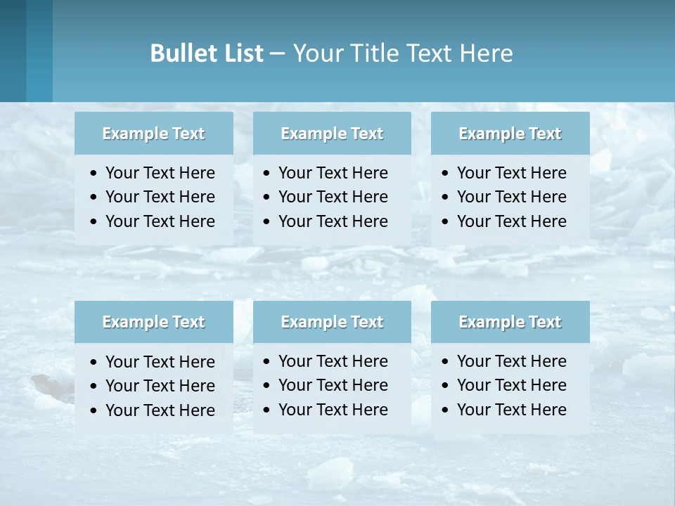 A Man Swimming In A Body Of Water Surrounded By Ice PowerPoint Template