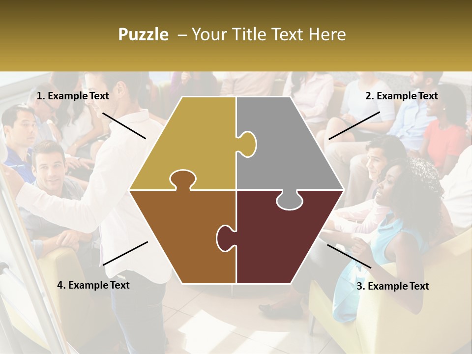A Man Standing In Front Of A Group Of People PowerPoint Template