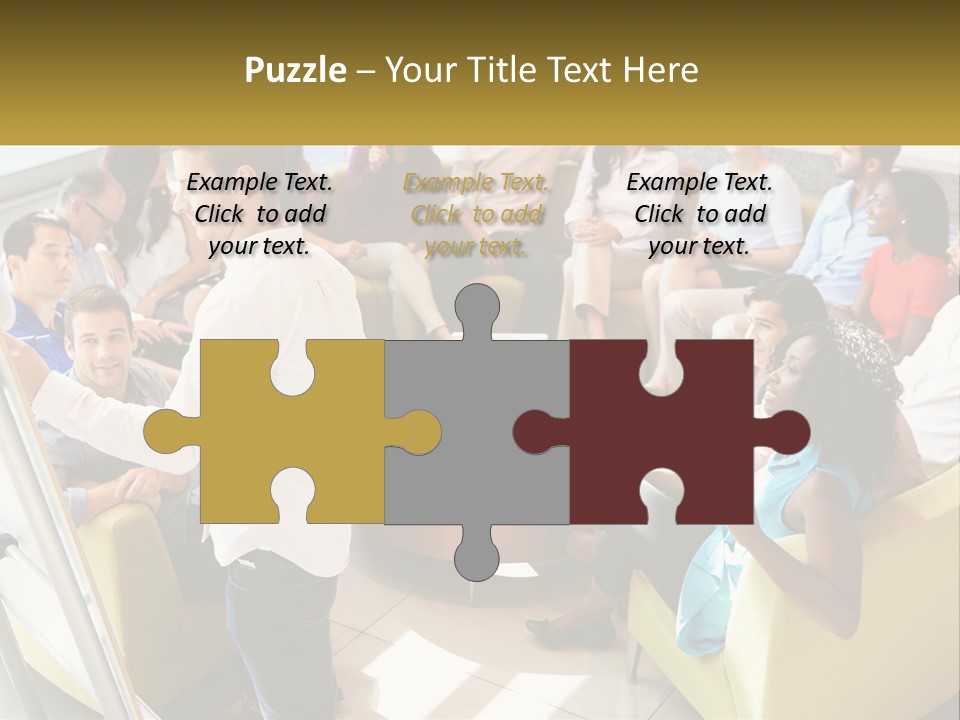 A Man Standing In Front Of A Group Of People PowerPoint Template