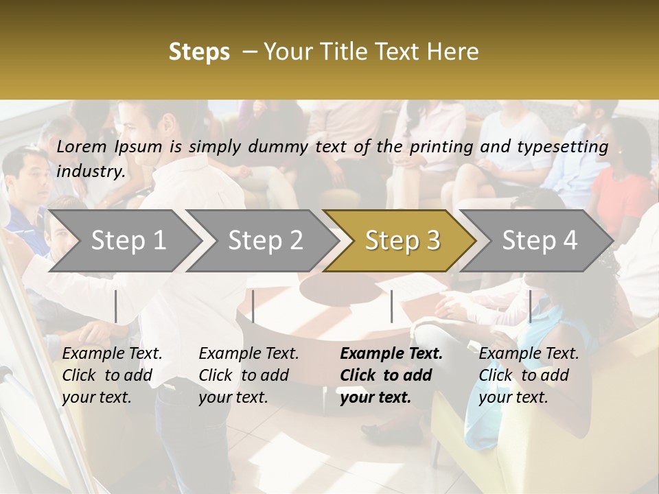 A Man Standing In Front Of A Group Of People PowerPoint Template