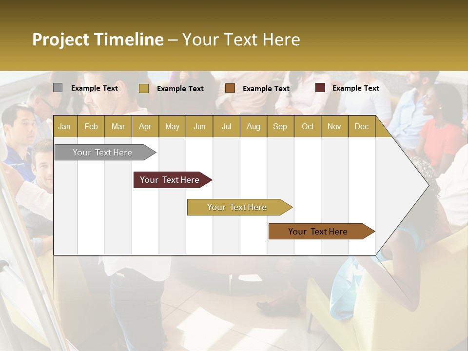 A Man Standing In Front Of A Group Of People PowerPoint Template