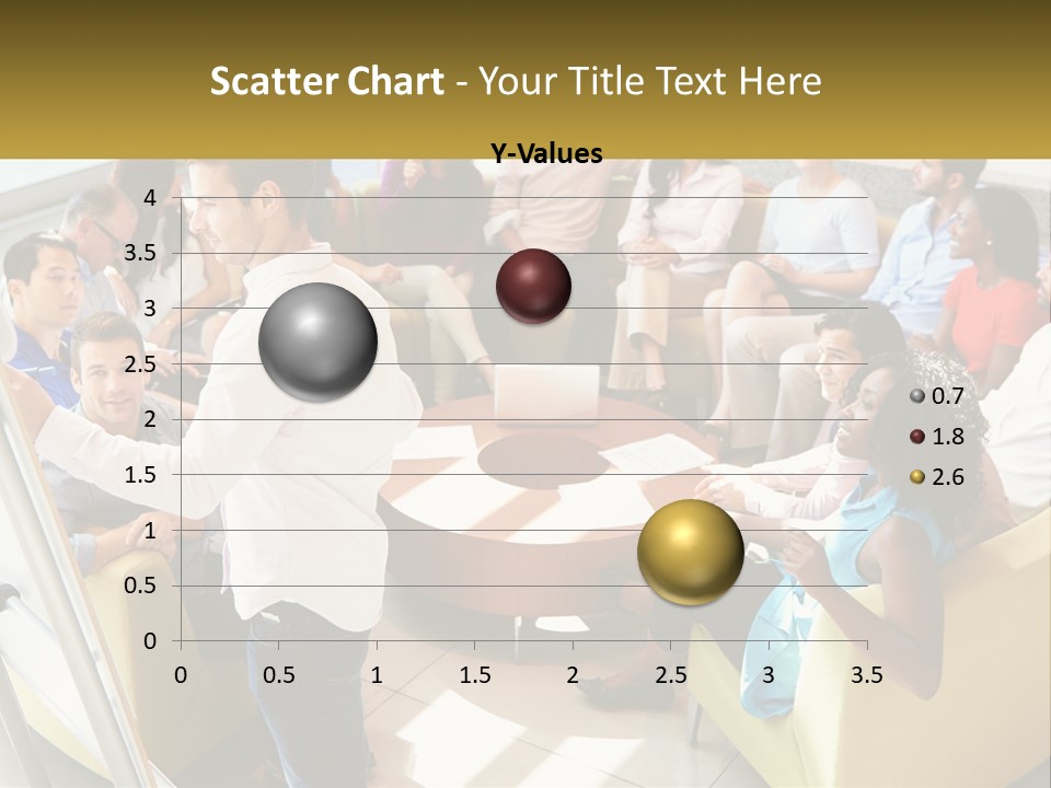 A Man Standing In Front Of A Group Of People PowerPoint Template