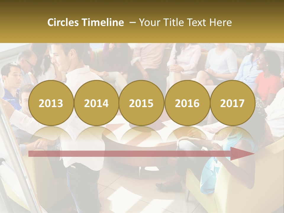 A Man Standing In Front Of A Group Of People PowerPoint Template