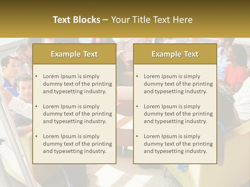 A Man Standing In Front Of A Group Of People PowerPoint Template