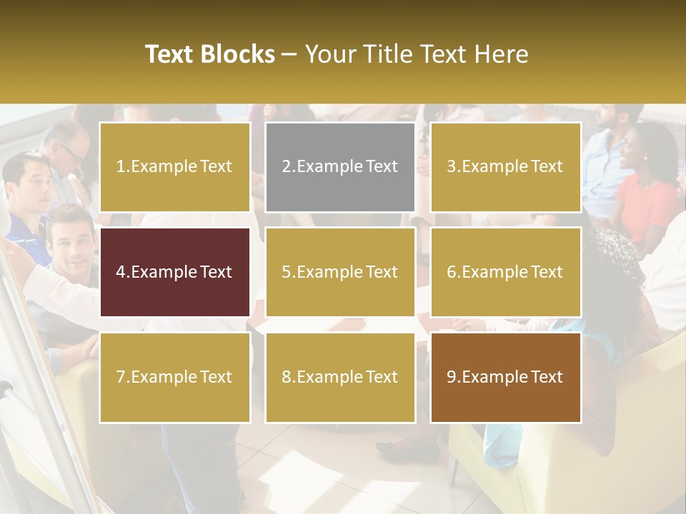 A Man Standing In Front Of A Group Of People PowerPoint Template