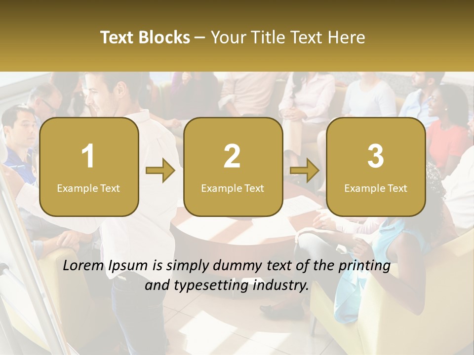 A Man Standing In Front Of A Group Of People PowerPoint Template