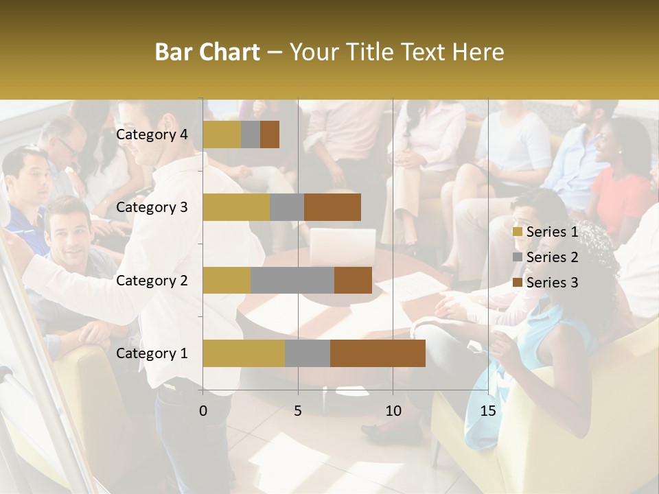A Man Standing In Front Of A Group Of People PowerPoint Template