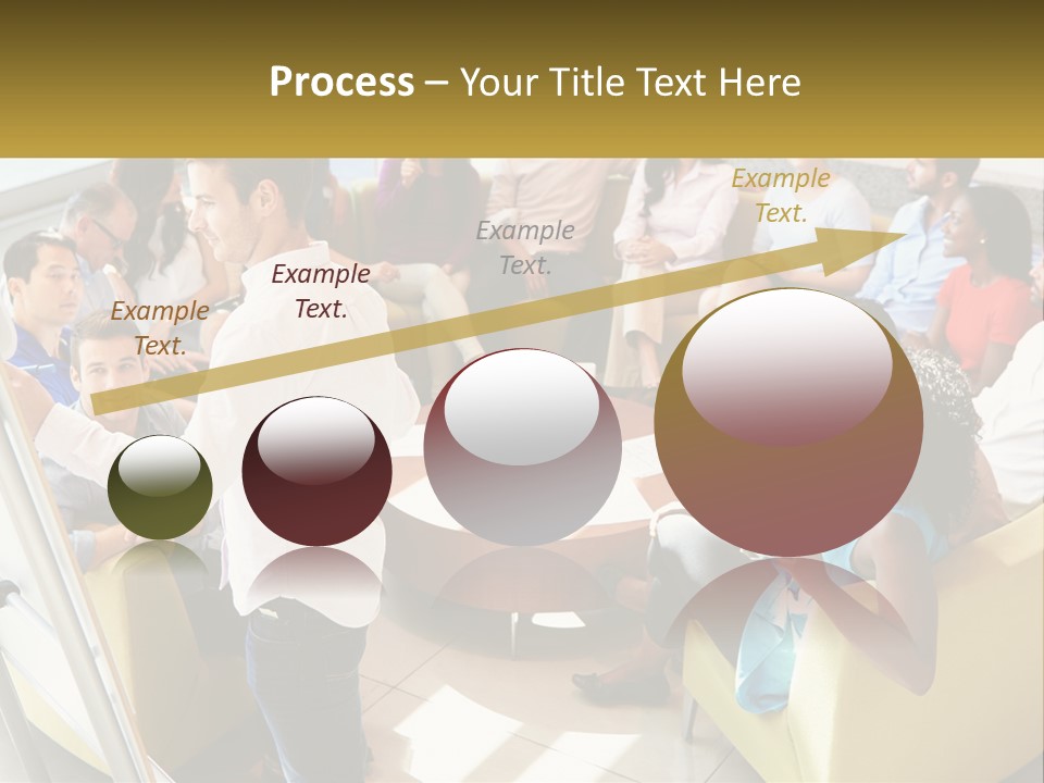 A Man Standing In Front Of A Group Of People PowerPoint Template