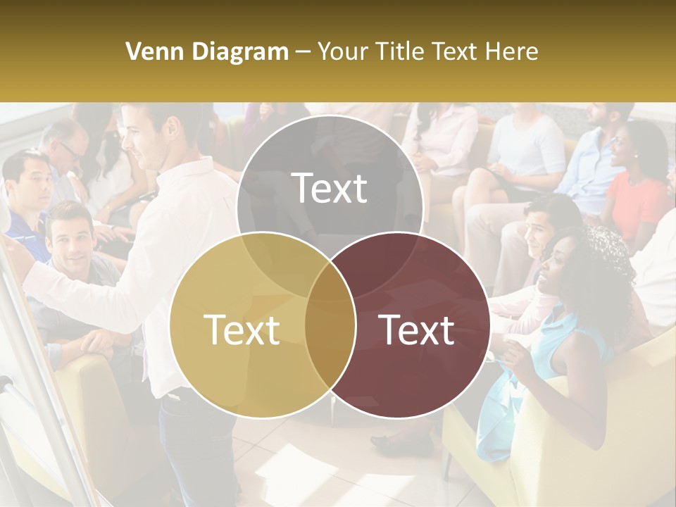 A Man Standing In Front Of A Group Of People PowerPoint Template