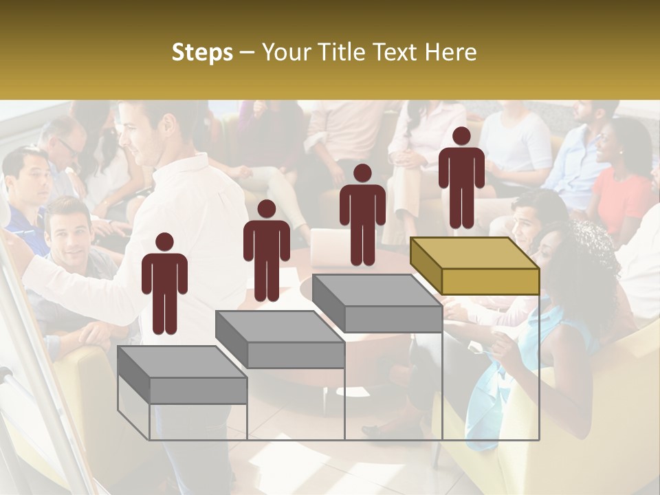 A Man Standing In Front Of A Group Of People PowerPoint Template