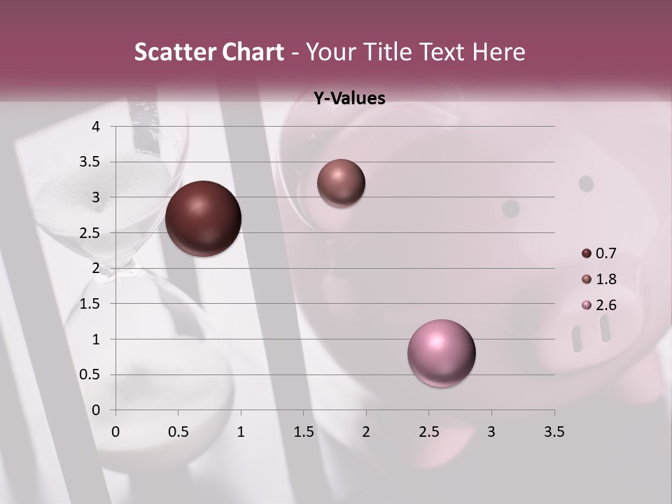A Pink Piggy Bank Next To An Hourglass PowerPoint Template