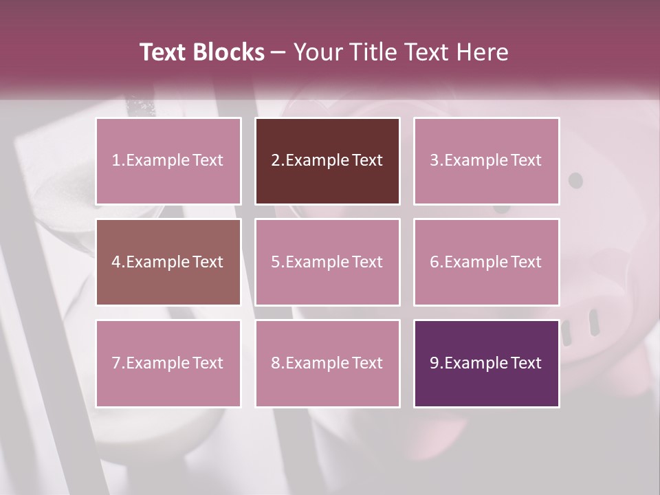 A Pink Piggy Bank Next To An Hourglass PowerPoint Template