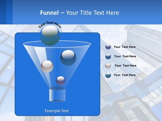 A Group Of Tall Buildings With A Blue Sky In The Background PowerPoint Template