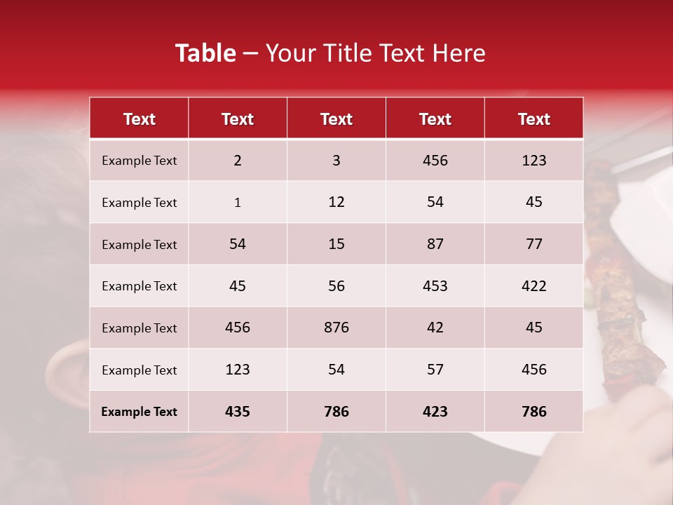 A Young Child Is Eating A Piece Of Food PowerPoint Template