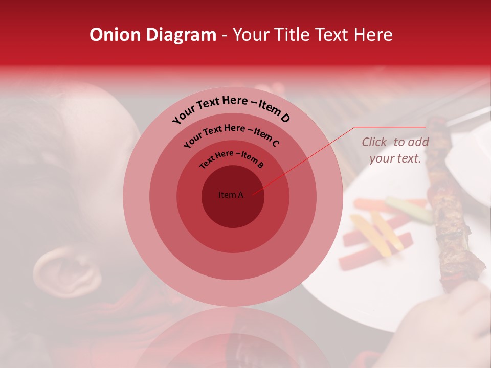 A Young Child Is Eating A Piece Of Food PowerPoint Template