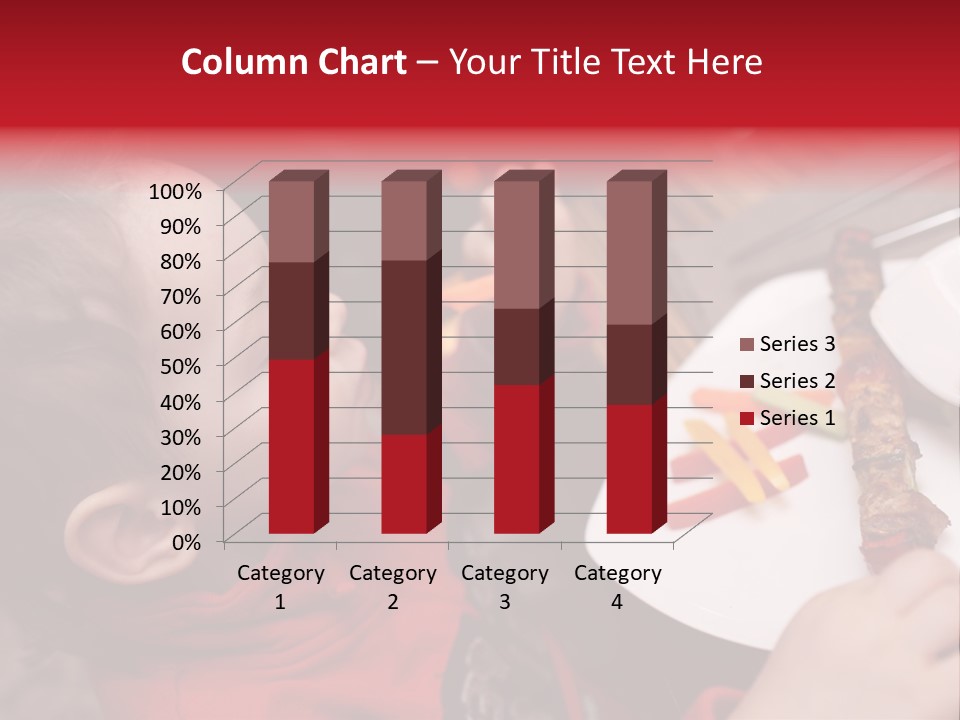 A Young Child Is Eating A Piece Of Food PowerPoint Template