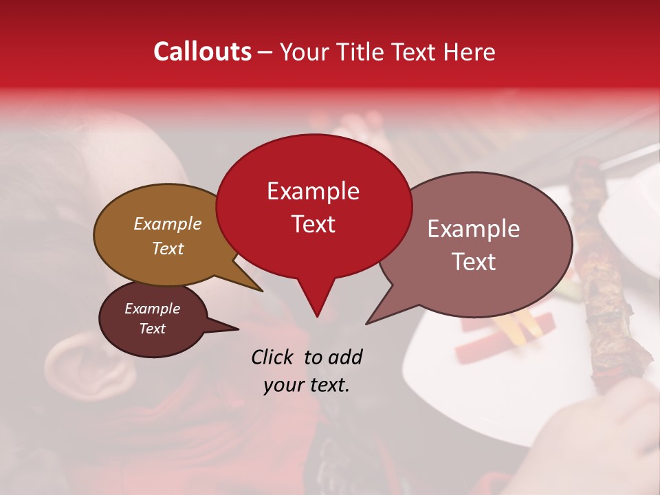 A Young Child Is Eating A Piece Of Food PowerPoint Template