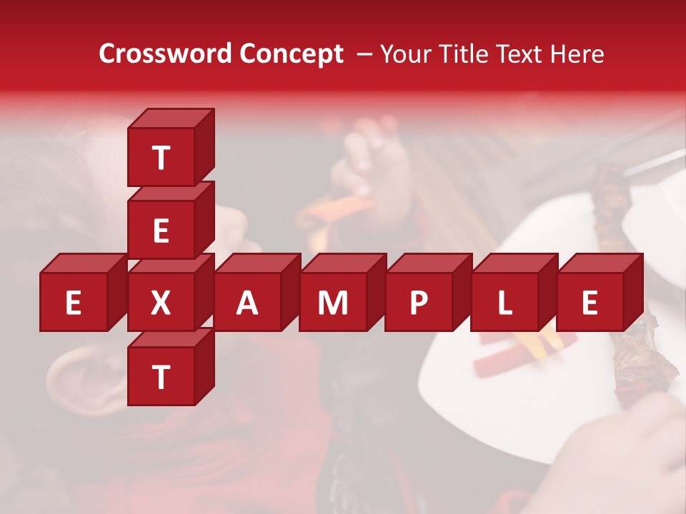 A Young Child Is Eating A Piece Of Food PowerPoint Template