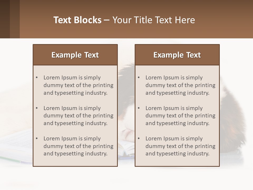 A Dog Laying Down With A Book And A Cell Phone PowerPoint Template