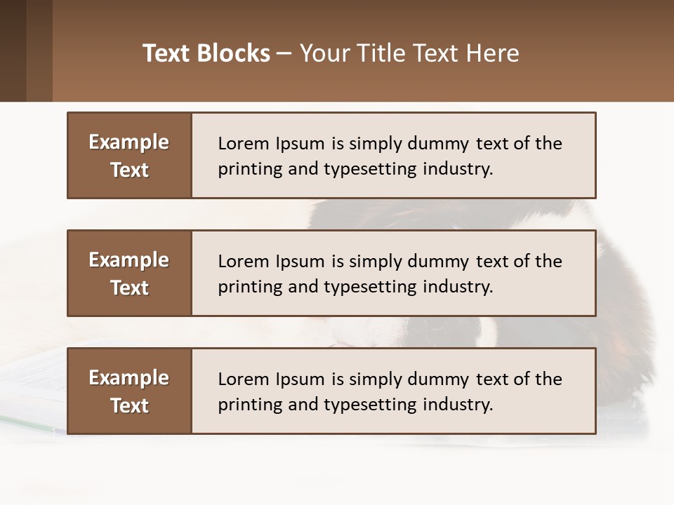 A Dog Laying Down With A Book And A Cell Phone PowerPoint Template