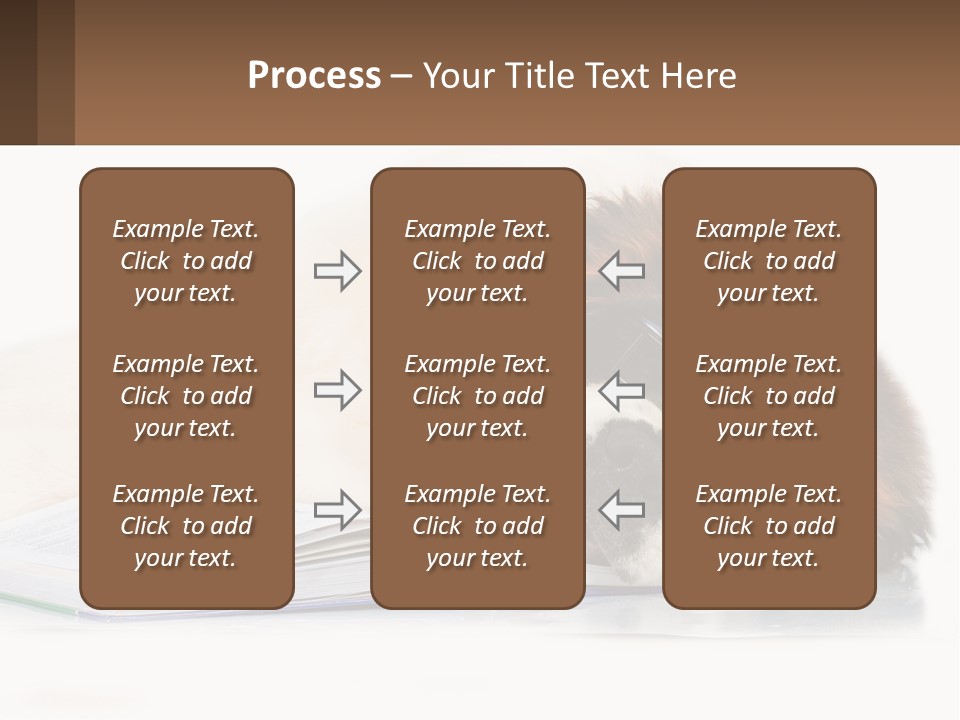 A Dog Laying Down With A Book And A Cell Phone PowerPoint Template