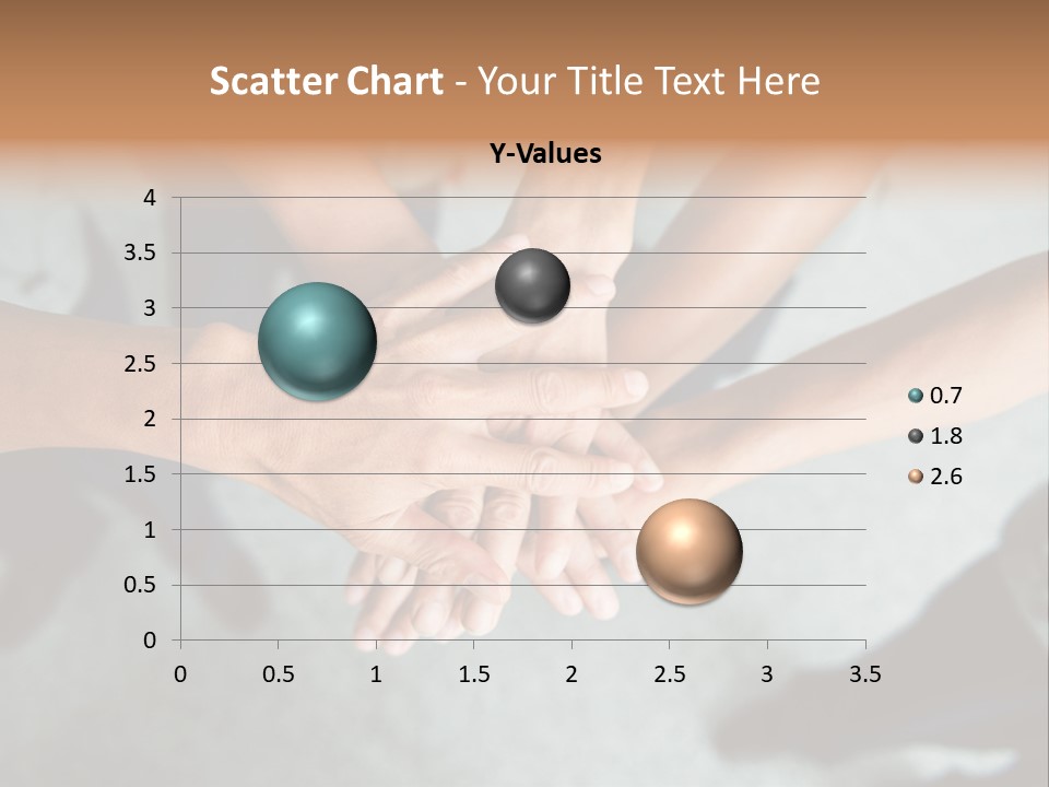 A Group Of People Putting Their Hands Together PowerPoint Template