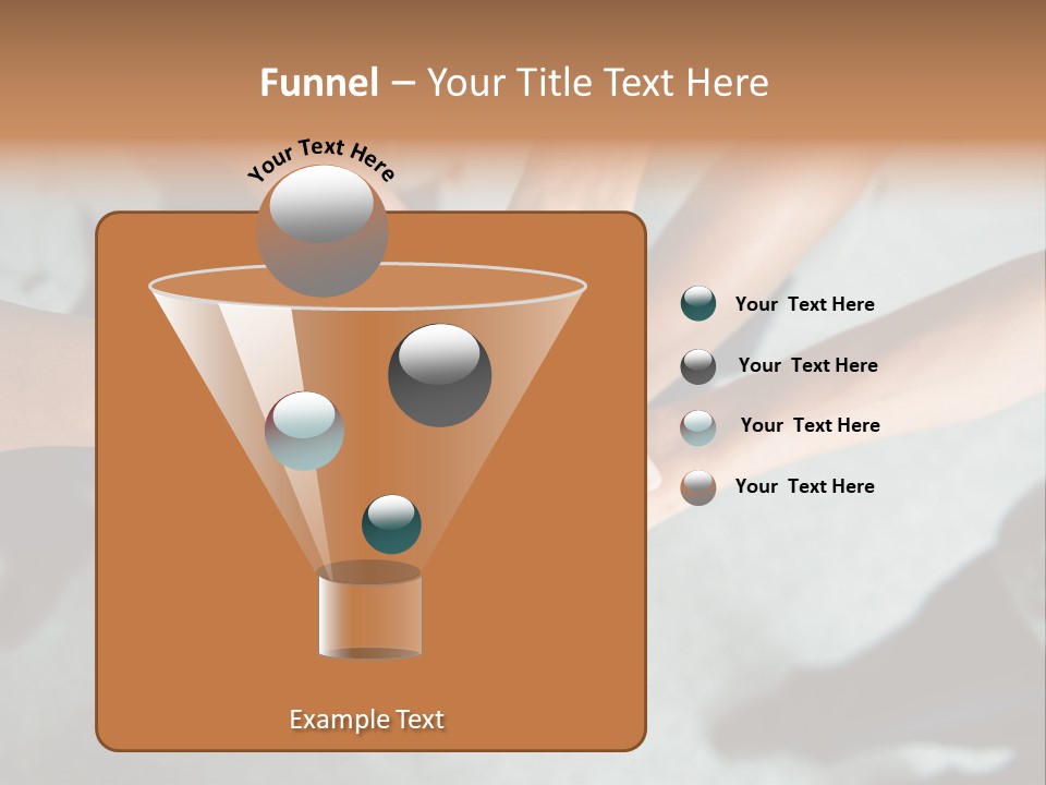 A Group Of People Putting Their Hands Together PowerPoint Template