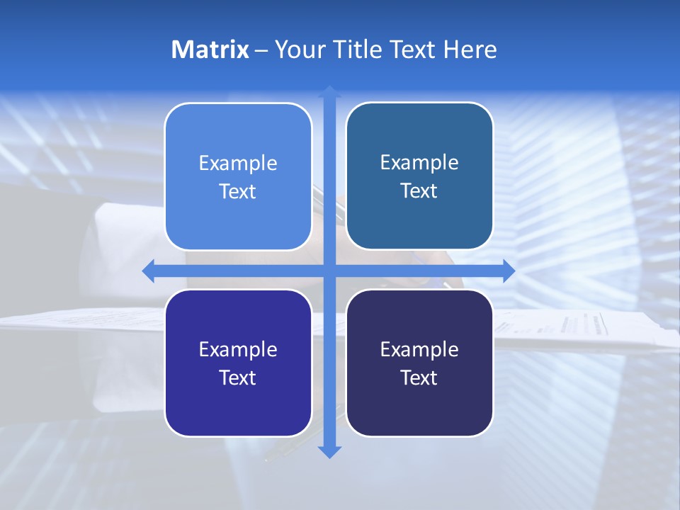 A Person Writing On A Piece Of Paper With A Pen PowerPoint Template