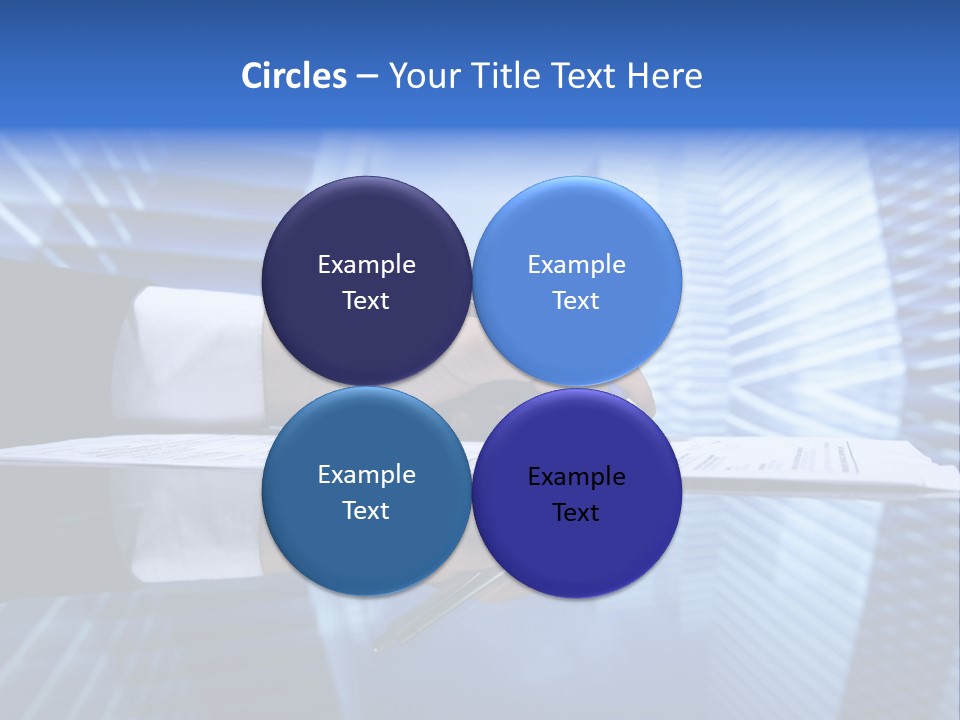 A Person Writing On A Piece Of Paper With A Pen PowerPoint Template