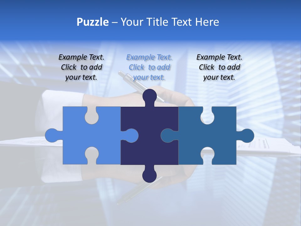 A Person Writing On A Piece Of Paper With A Pen PowerPoint Template