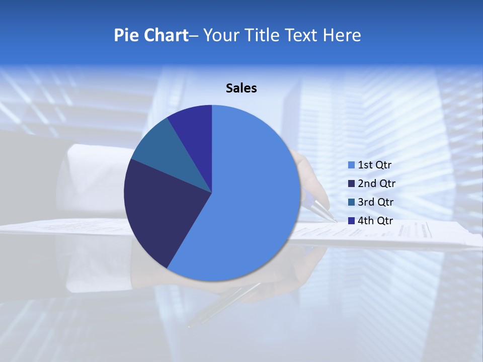 A Person Writing On A Piece Of Paper With A Pen PowerPoint Template