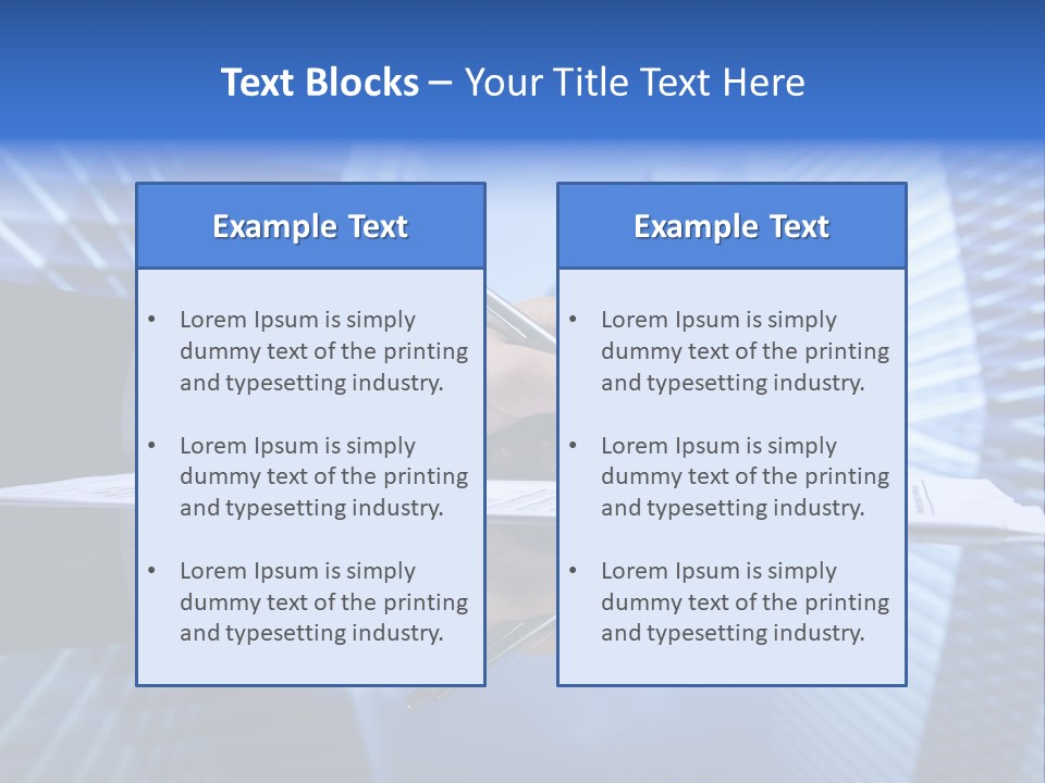 A Person Writing On A Piece Of Paper With A Pen PowerPoint Template