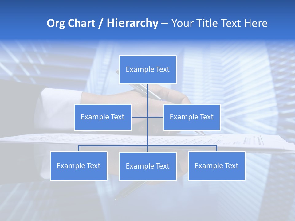 A Person Writing On A Piece Of Paper With A Pen PowerPoint Template