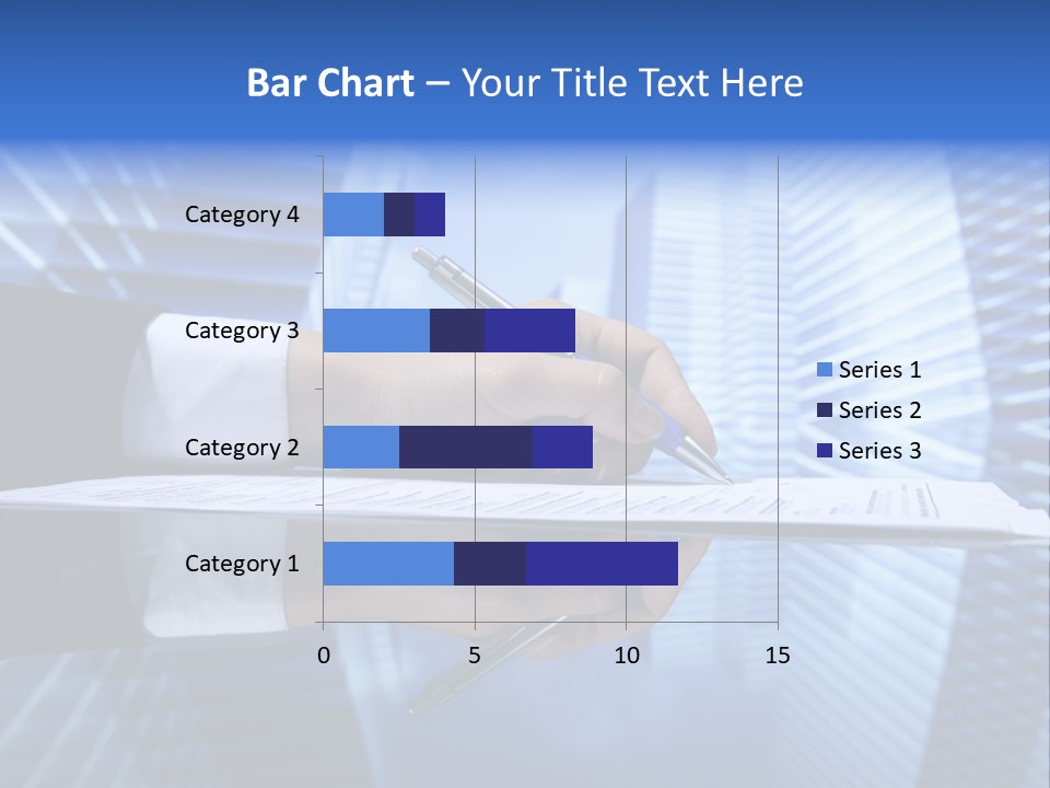 A Person Writing On A Piece Of Paper With A Pen PowerPoint Template