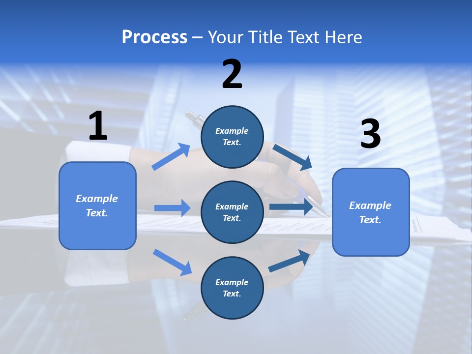 A Person Writing On A Piece Of Paper With A Pen PowerPoint Template