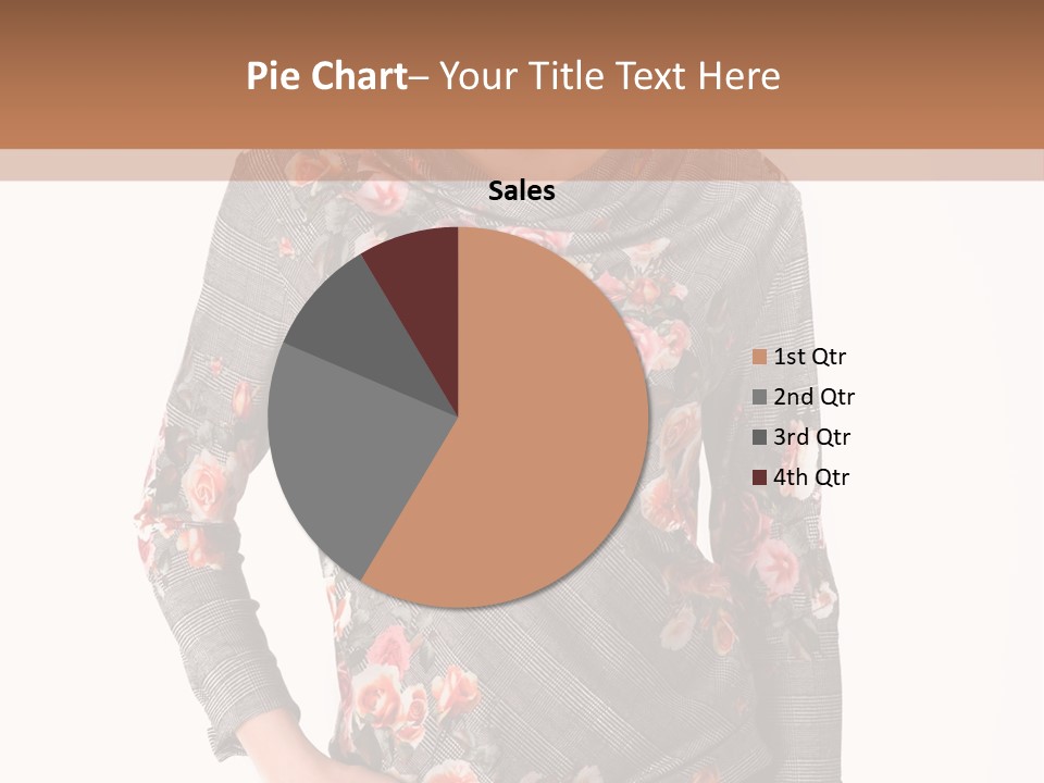 A Woman Standing In Front Of A Wall With Her Hands On Her Hips PowerPoint Template