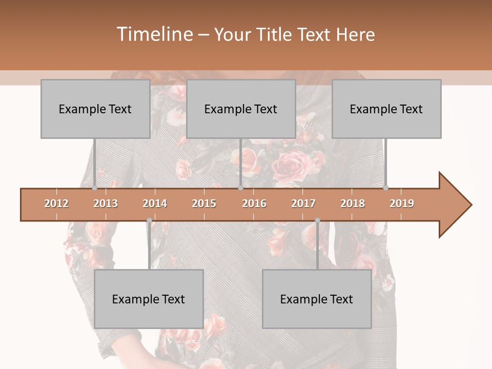 A Woman Standing In Front Of A Wall With Her Hands On Her Hips PowerPoint Template