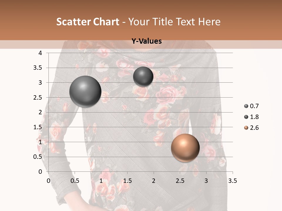 A Woman Standing In Front Of A Wall With Her Hands On Her Hips PowerPoint Template